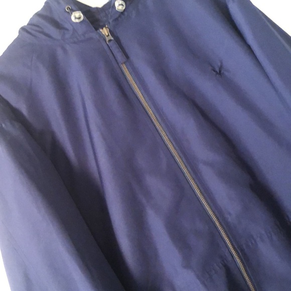 Men’s fall blue Lyle & scott Scotland hooded zip up jacket - Picture 6 of 15